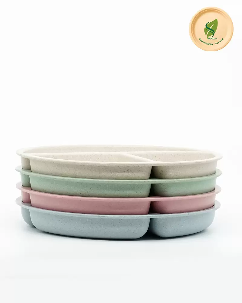 Eco Kids Round 3 Partition Plate - Image 4